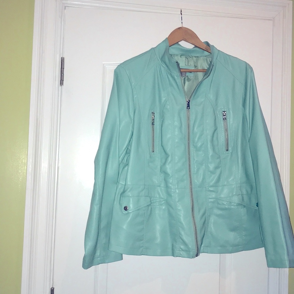 Women’s fake leather 14/16 jacket